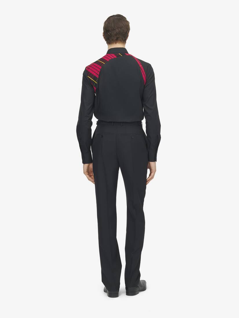 格纹束带衬衫 | Alexander McQueen - image 4