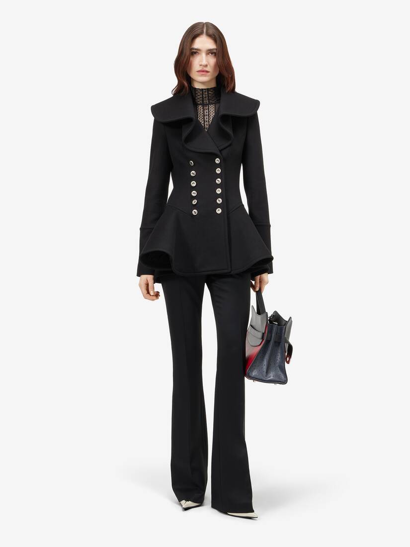 Waterfall Collar Coat | Alexander McQueen - image 2