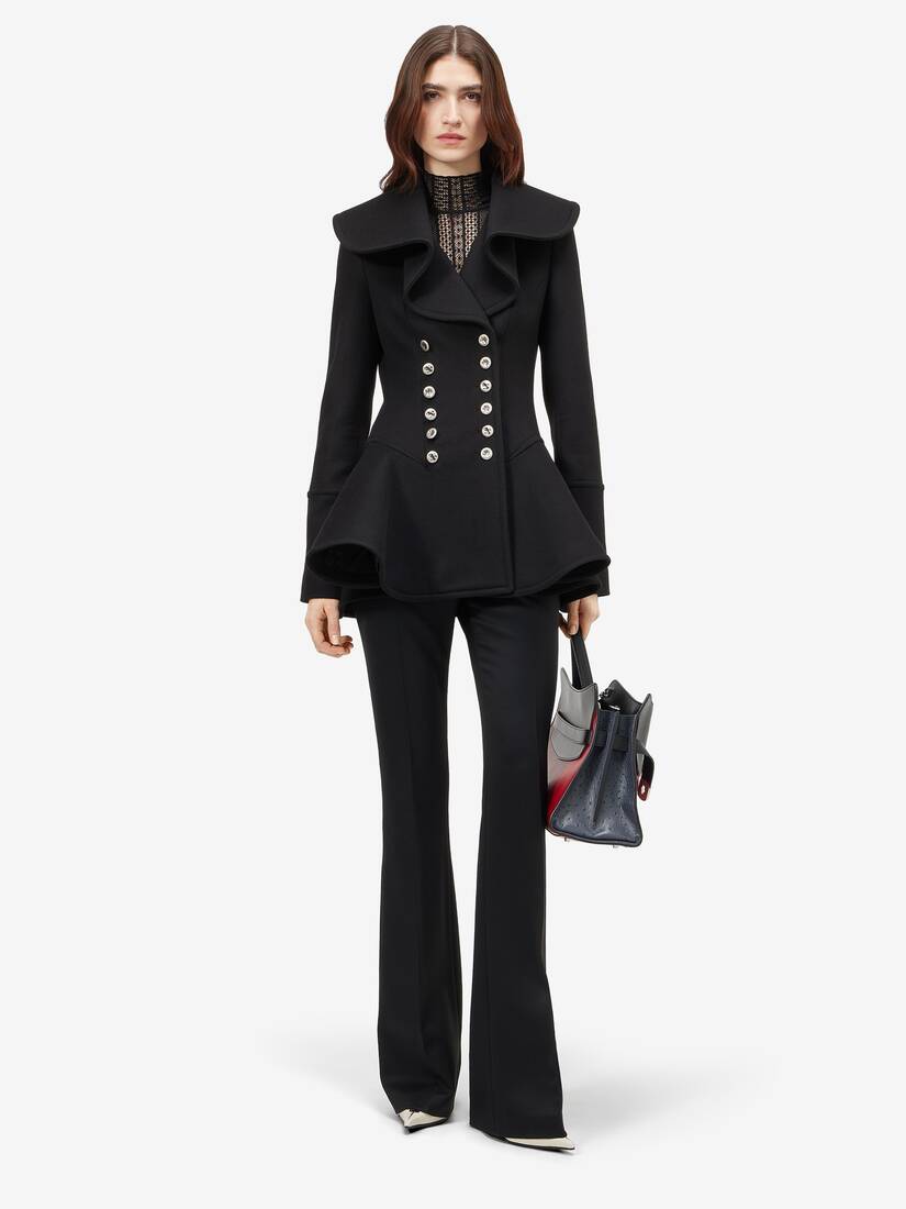 Waterfall Collar Coat | Alexander McQueen - image 2