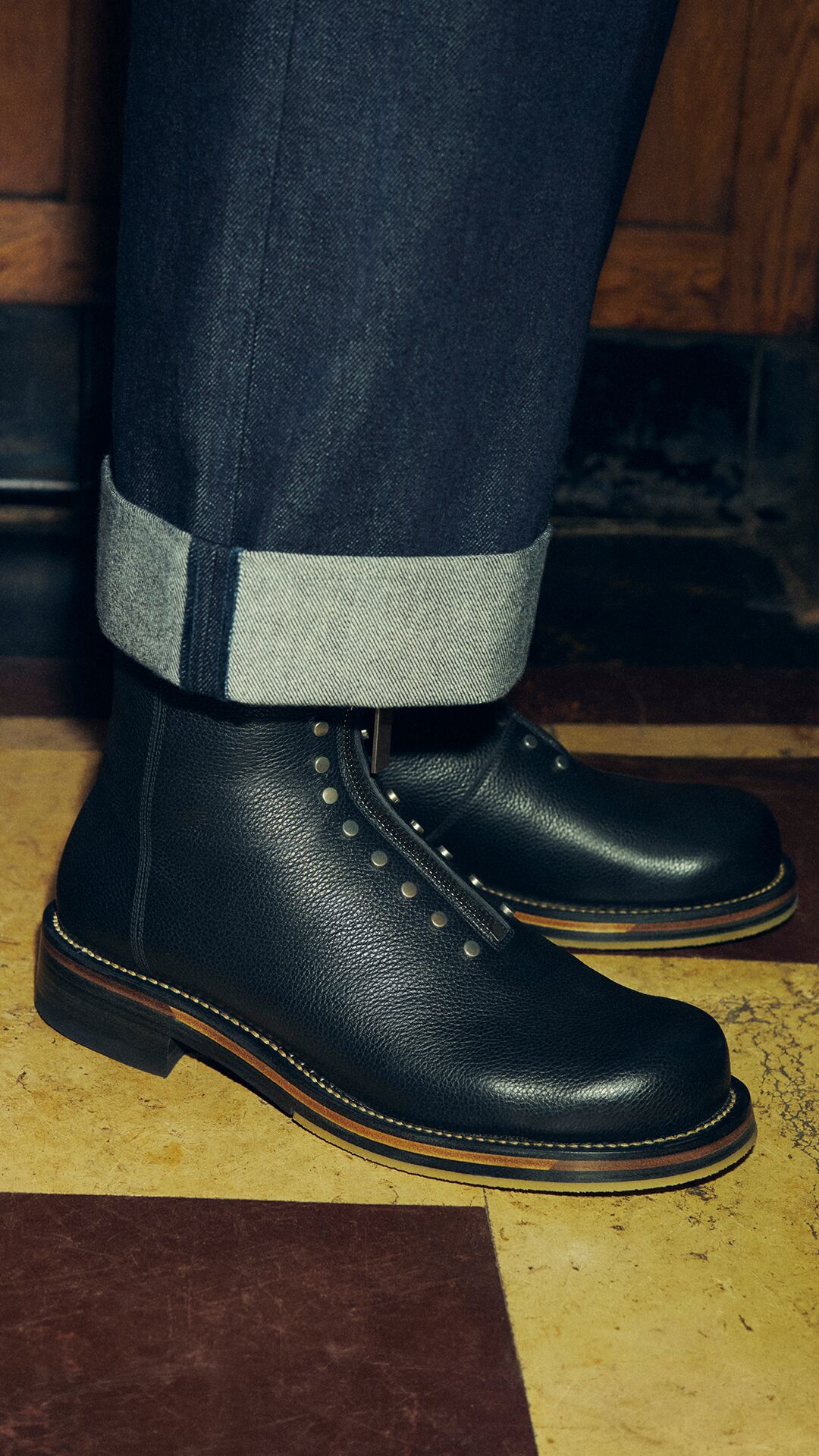 Men's McQueen lace up boots