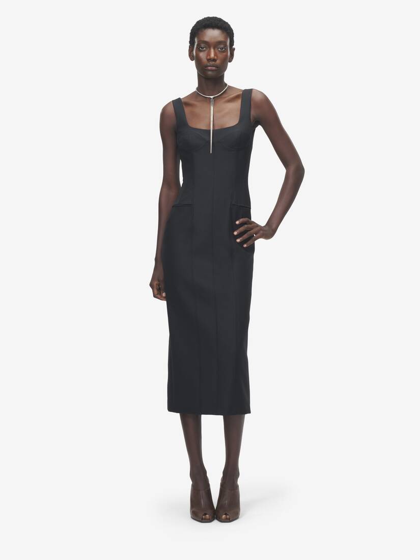 Corset Midi Dress | Alexander McQueen - image 2