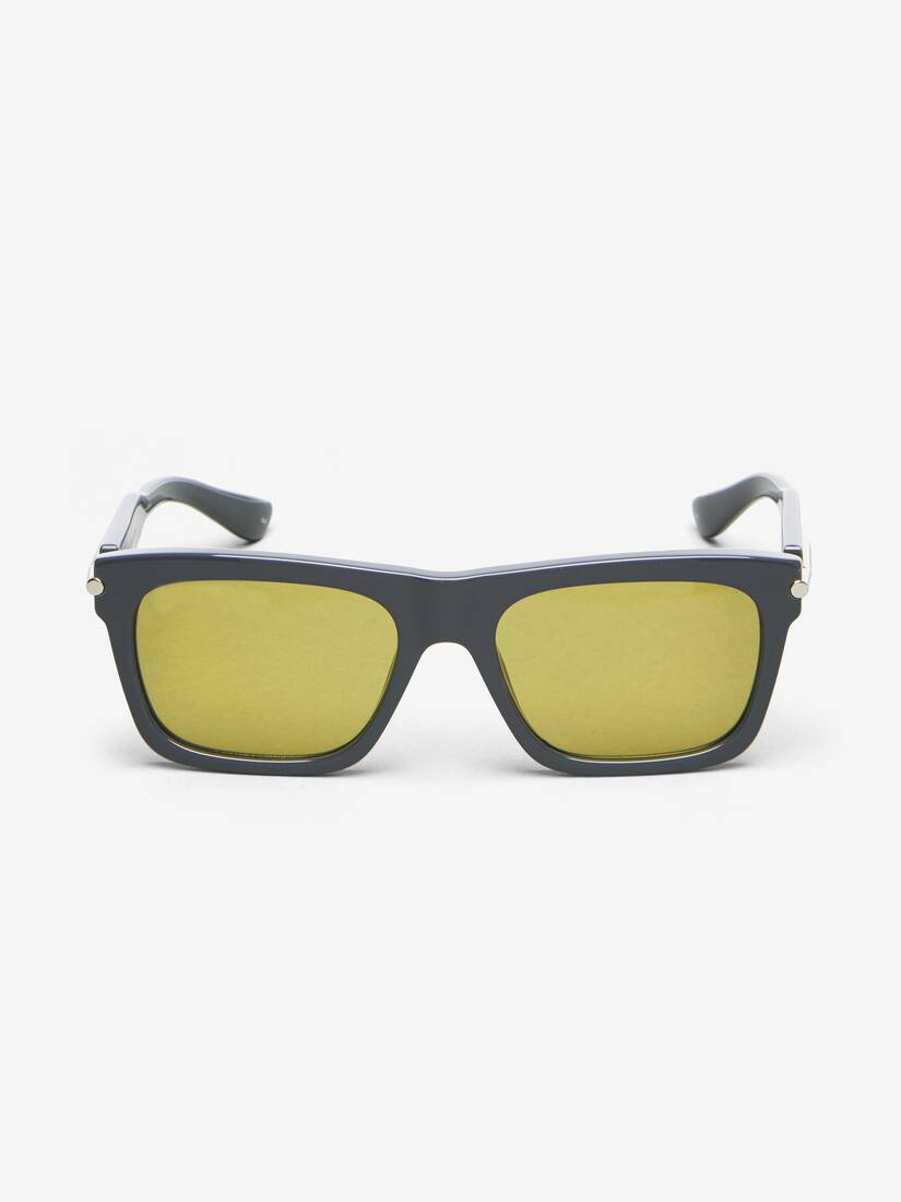 City T-Bar Rectangular Sunglasses | Alexander McQueen - image 1