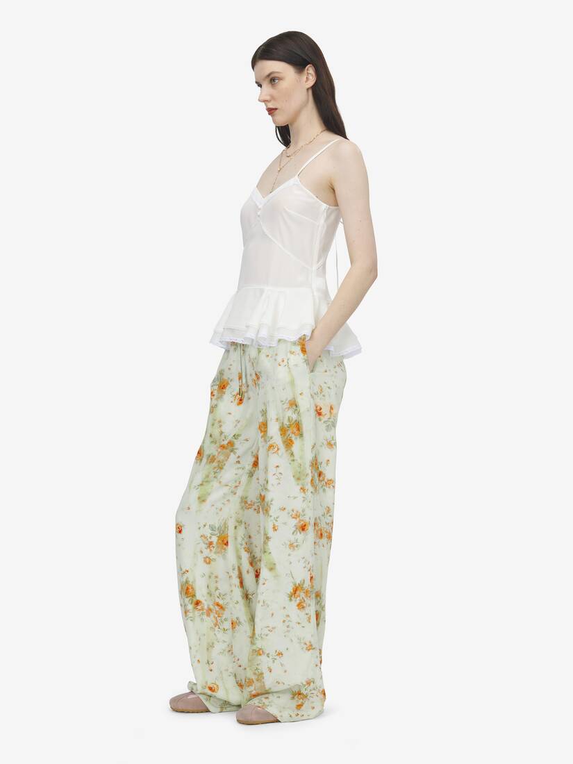 Pantaloni pyjama con motivo floreale | Alexander McQueen - image 3