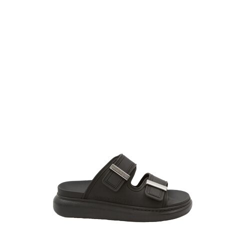 Women McQueen Black Hybrid Slide