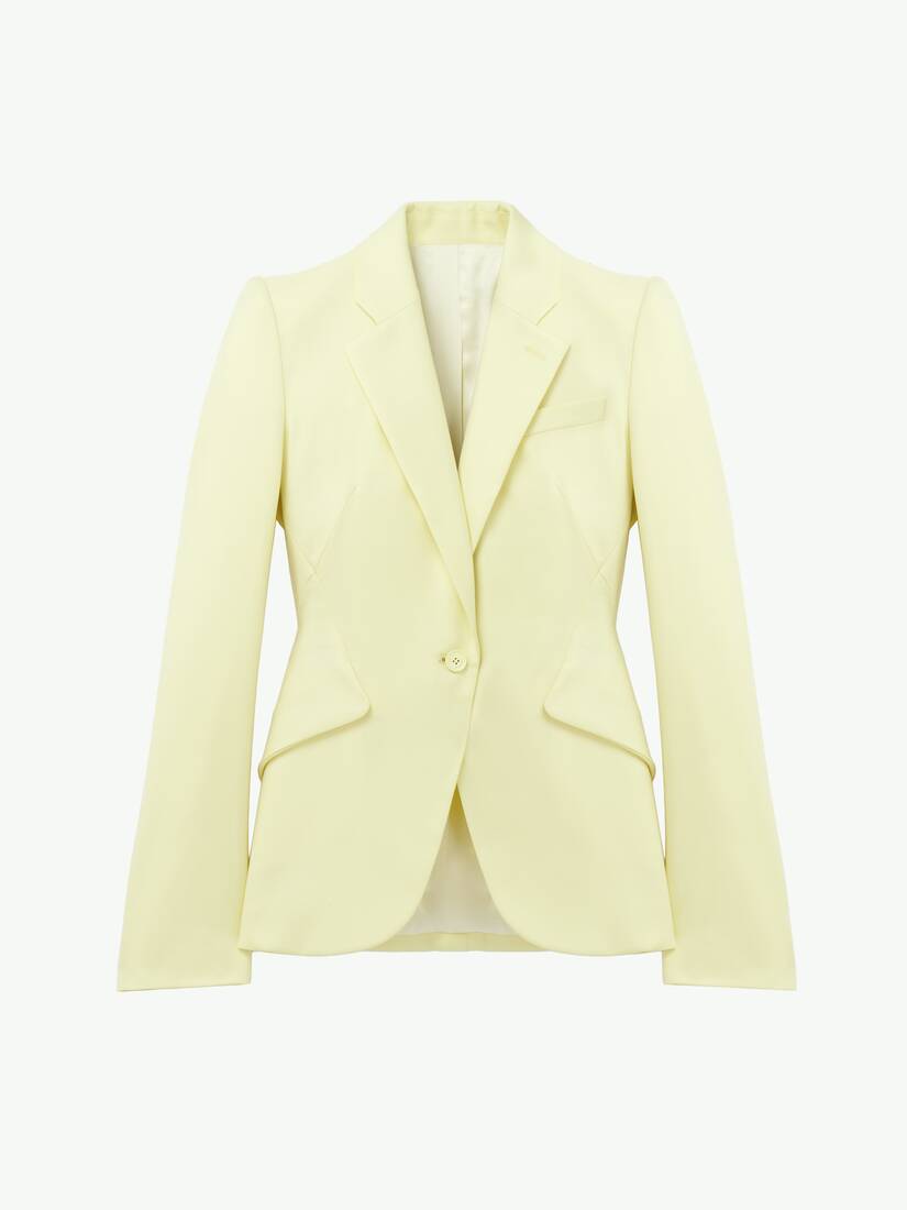 Giacca monopetto in gabardine di lana | Alexander McQueen - image 1