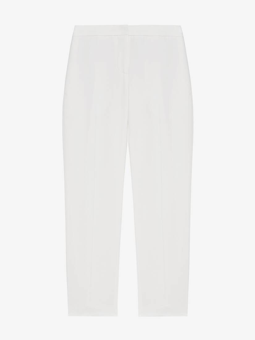 Leaf Crepe Cigarette Trouser | Alexander McQueen - image 1