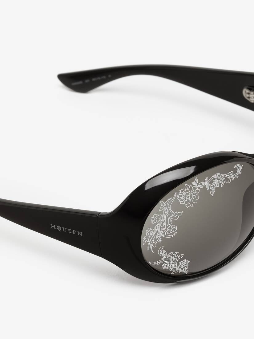 Lunettes de soleil rondes Kate | Alexander McQueen - image 5