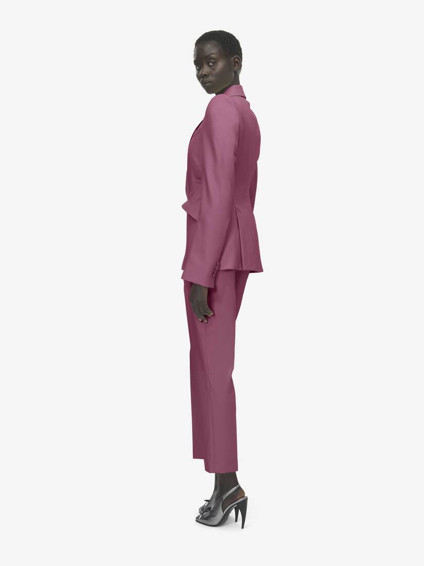 Pantalon cigarette en gabardine de laine | Alexander McQueen - image 3