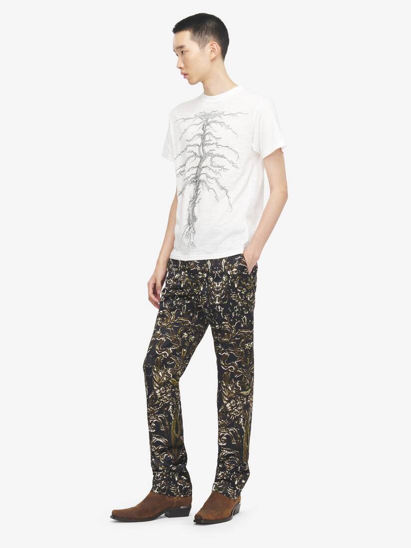 T-Shirt À Imprimé Tree Ribcage | Alexander McQueen - image 3