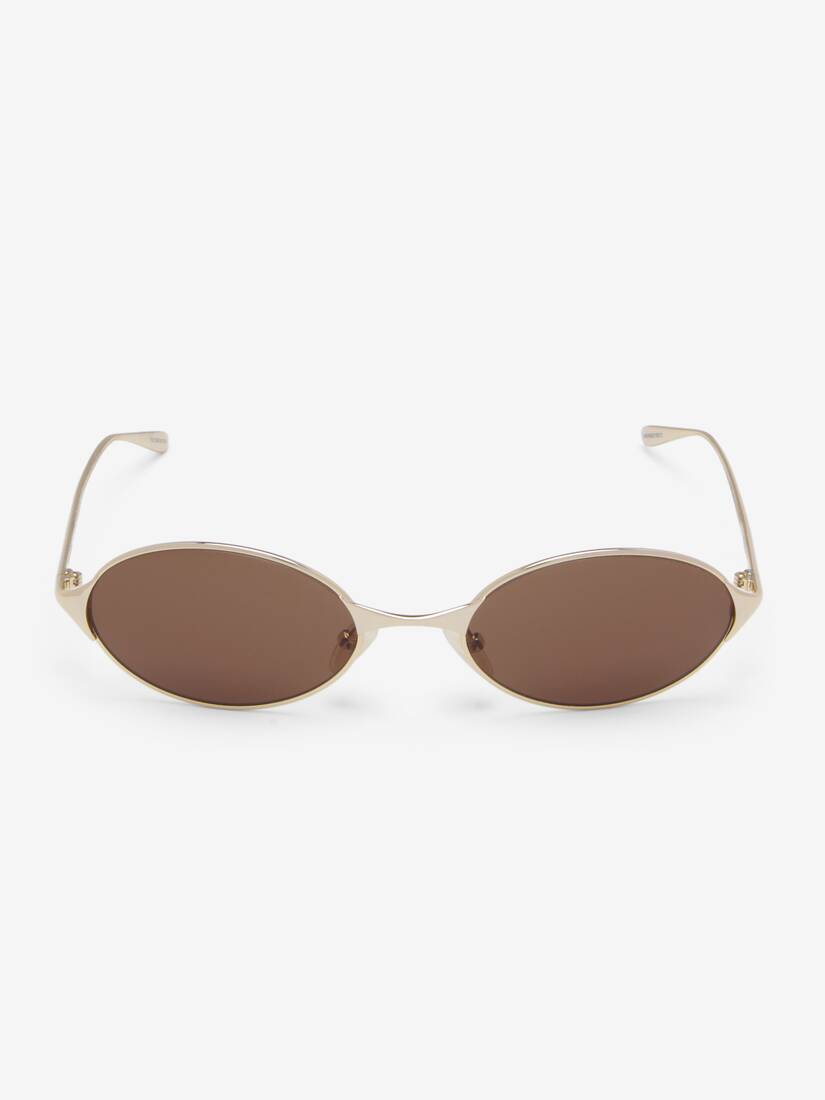 Neo Oval Sunglasses | Alexander McQueen - image 1