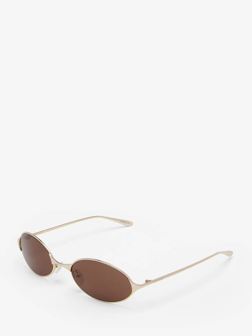 Neo Oval Sunglasses | Alexander McQueen - image 3