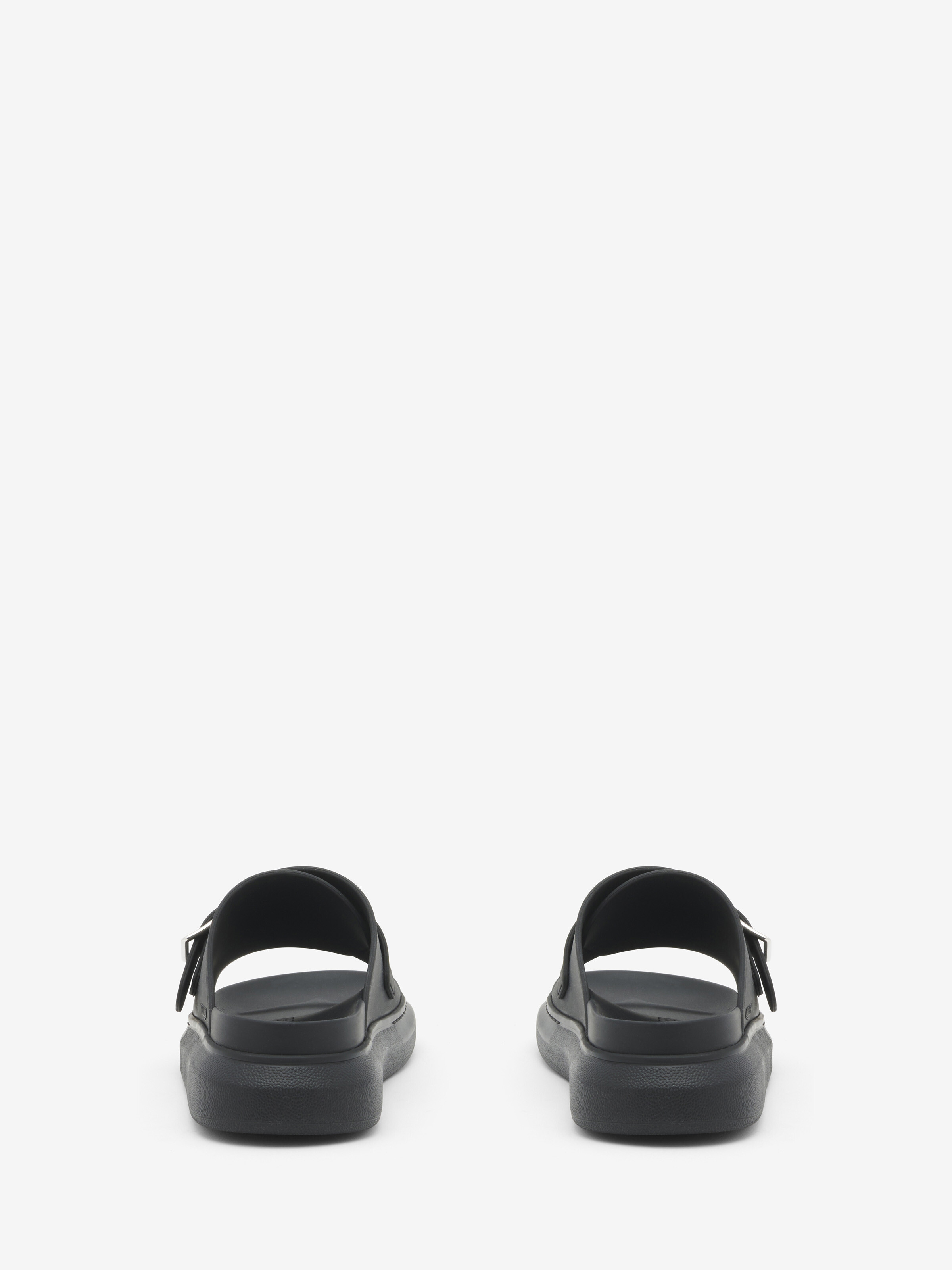 Women's Hybrid Buckle Sandal in Black in TPU | Alexander McQueen - image 3