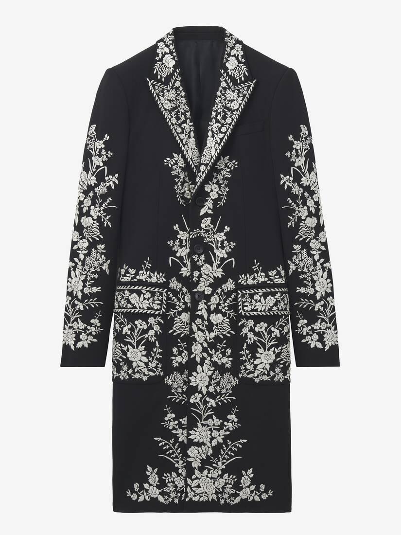 Cappotto con ricami floreali | Alexander McQueen - image 1