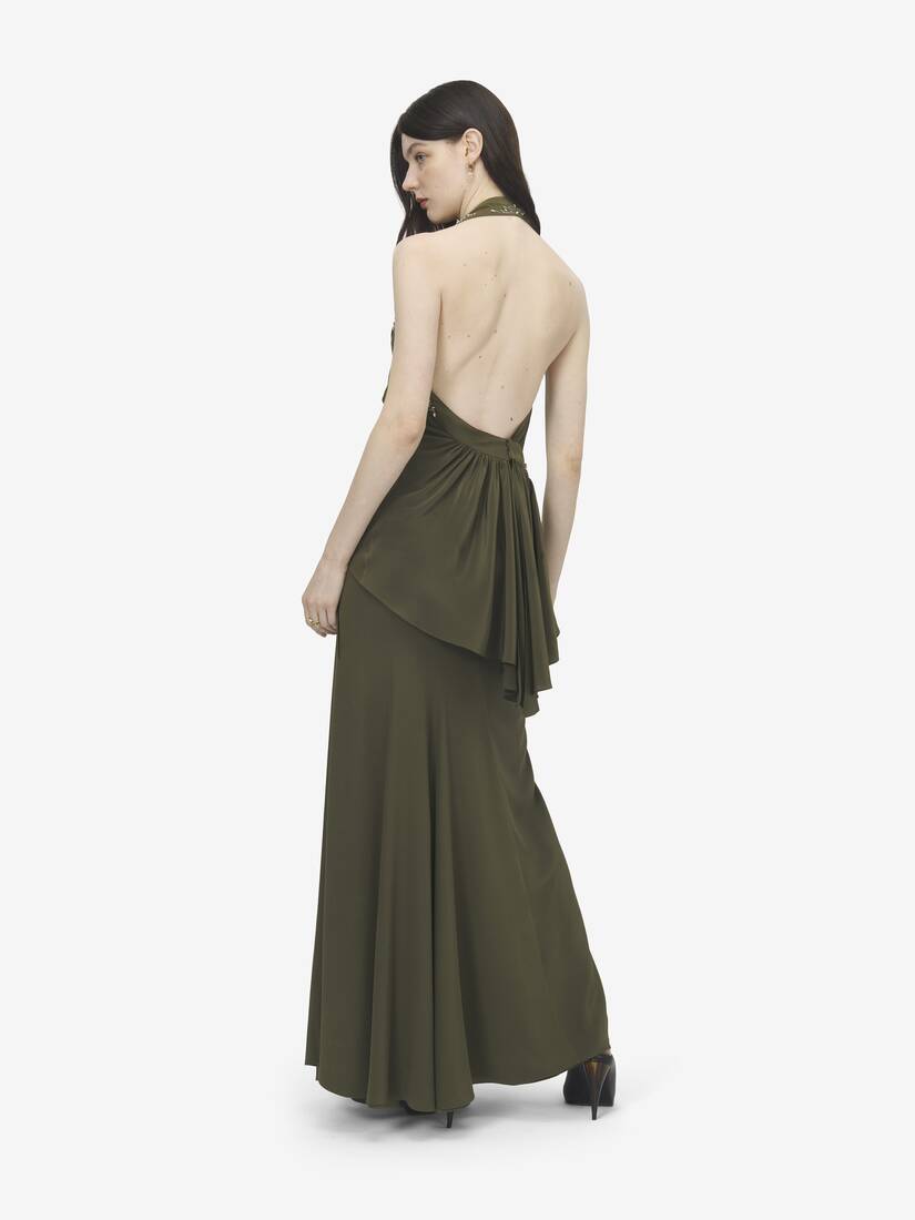 Floral Embroidery Asymmetric Top | Alexander McQueen - image 4
