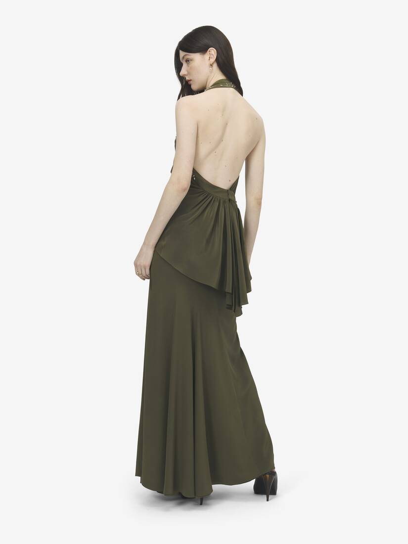 Floral Embroidery Asymmetric Top | Alexander McQueen - image 4