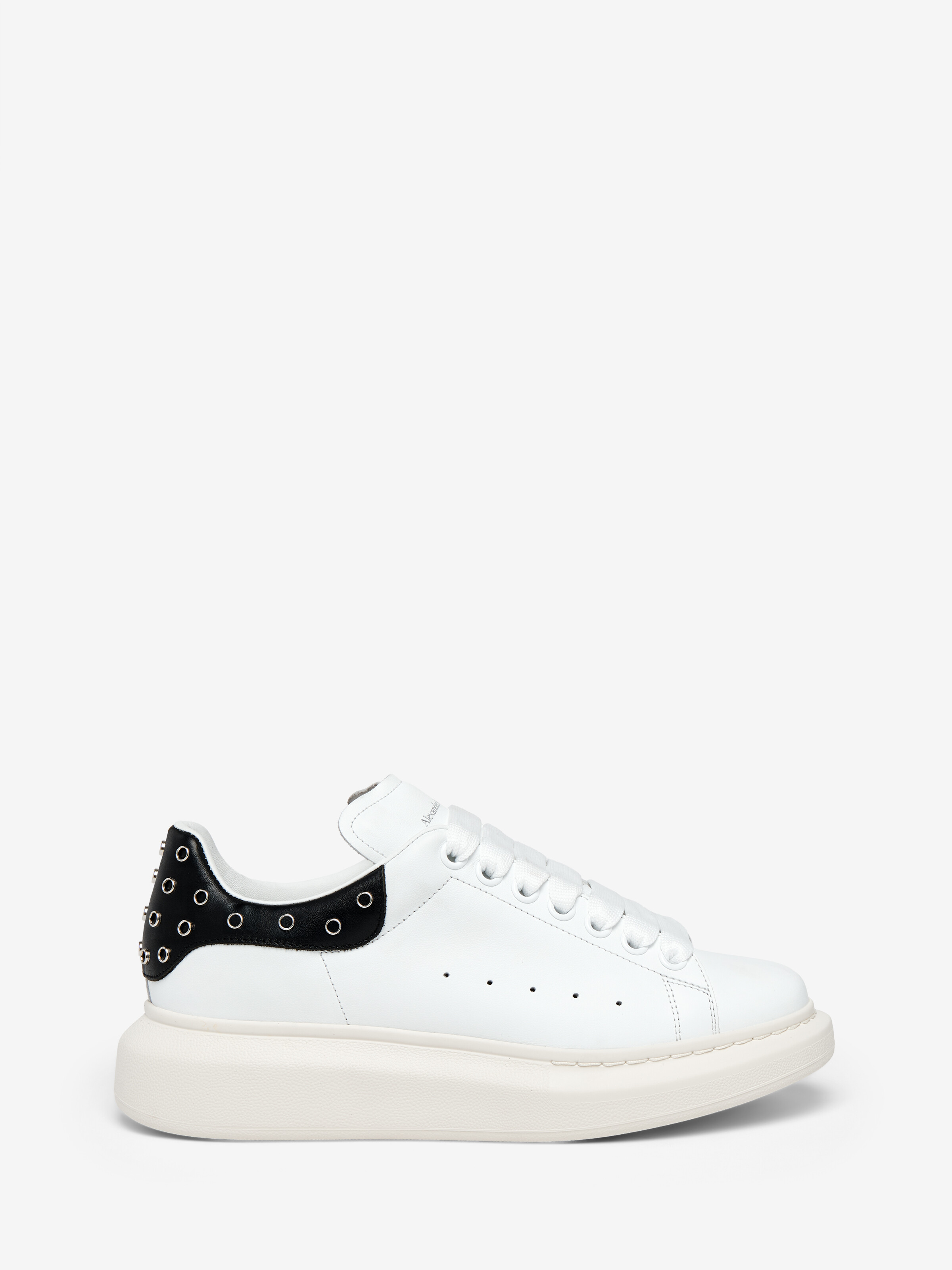 Oversized-Sneaker für Damen in Weiss/Schwarz/Silber in Kalb Leder | Alexander McQueen - image 1