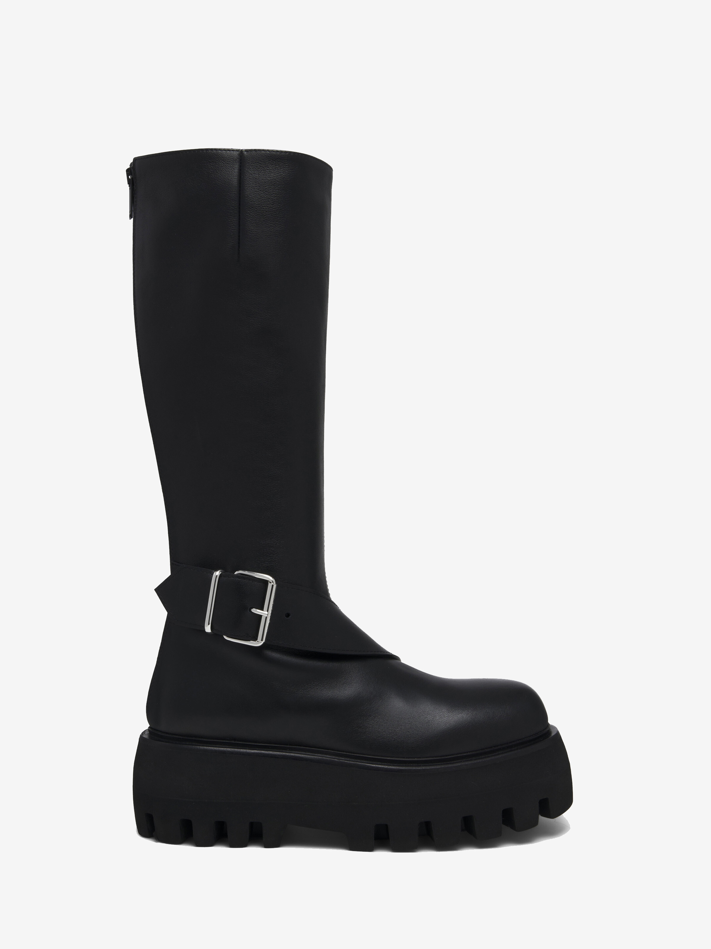 Sofa Kniehoher Stiefel mit Schnalle
