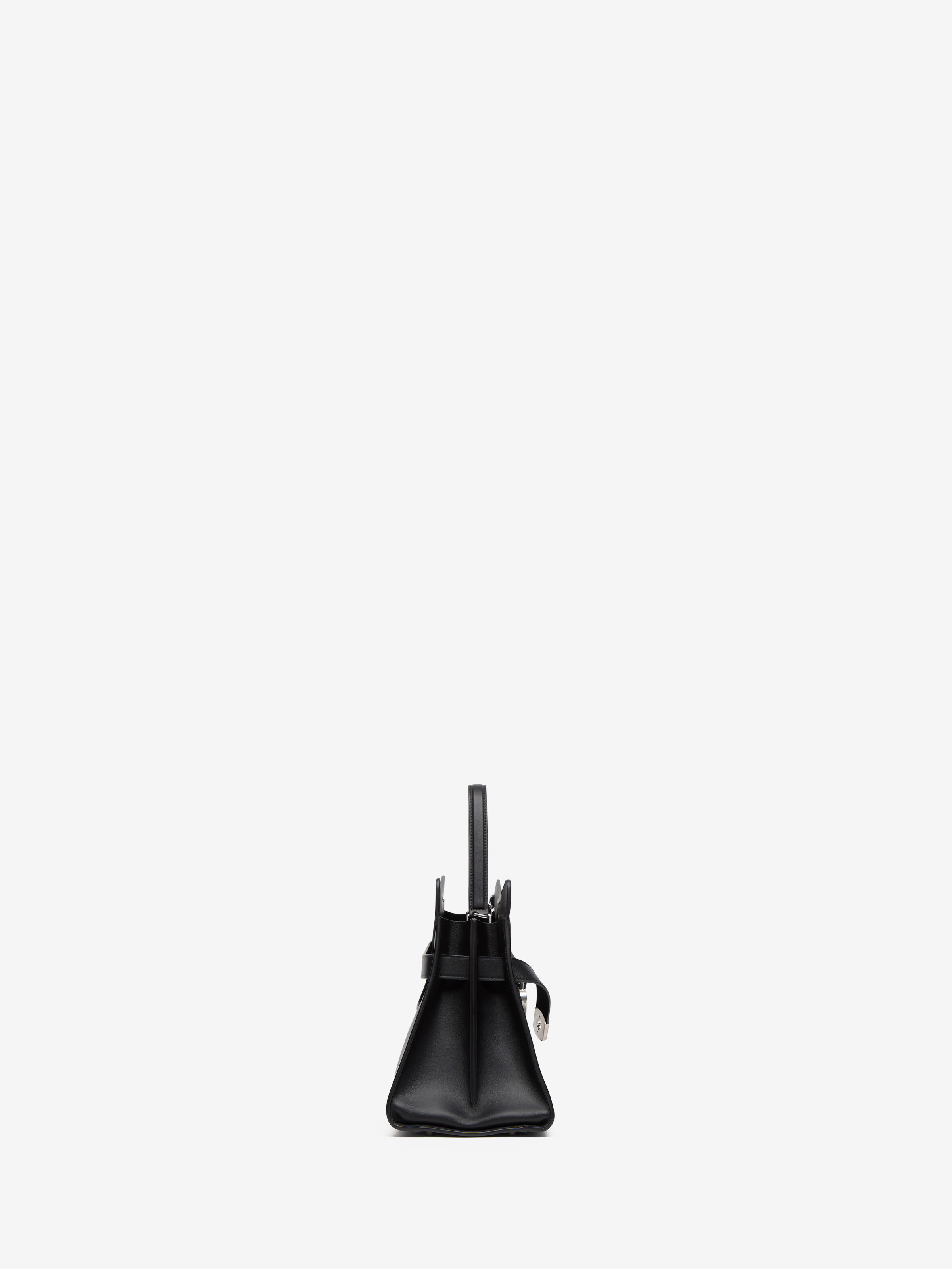 Women's Locke Bag in Black in Calf Leather | Alexander McQueen - image 3