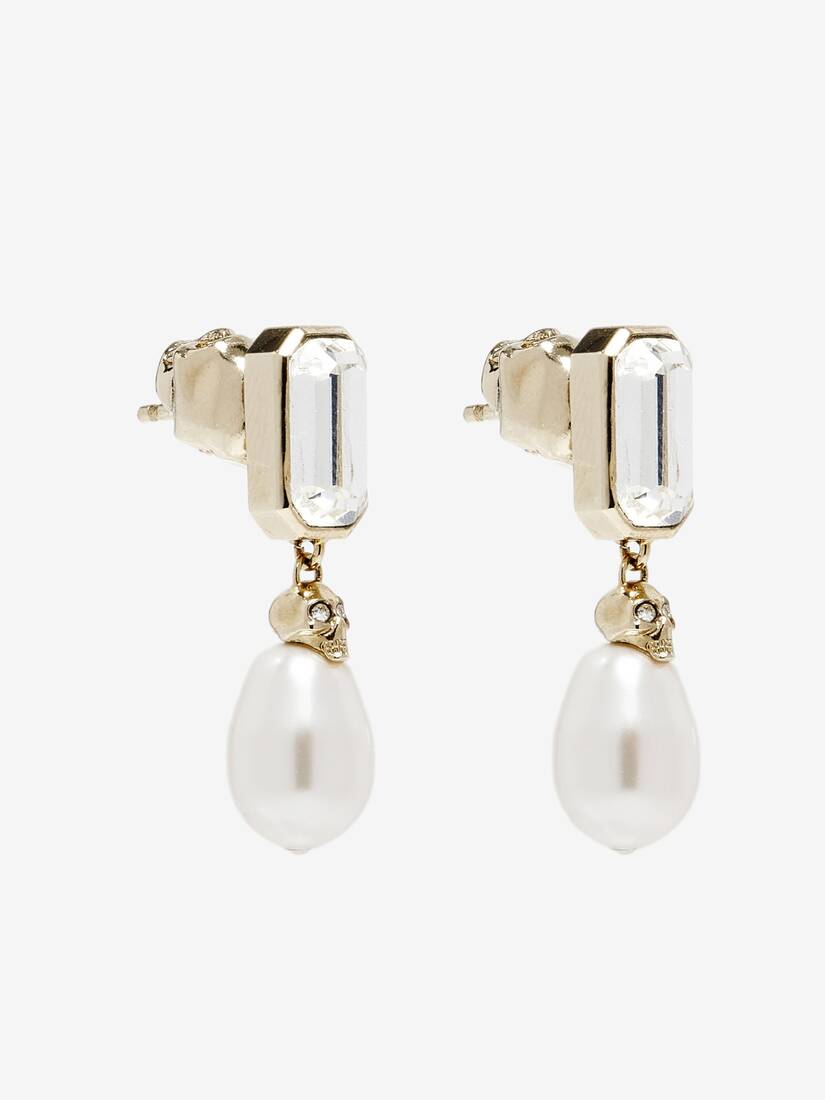 Skull & Crystal Earrings | Alexander McQueen - image 3