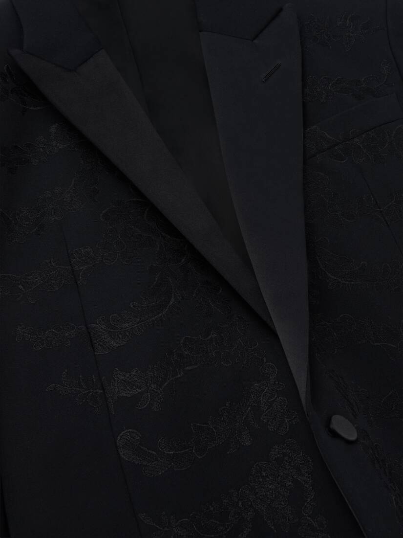 Lace Ribcage Embroidery Single-breasted Jacket | Alexander McQueen - image 2