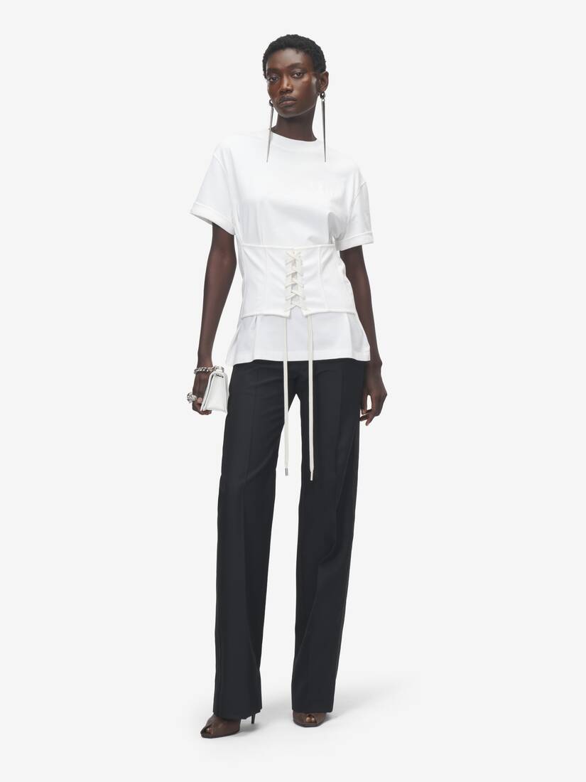 T-shirt corset | Alexander McQueen - image 2