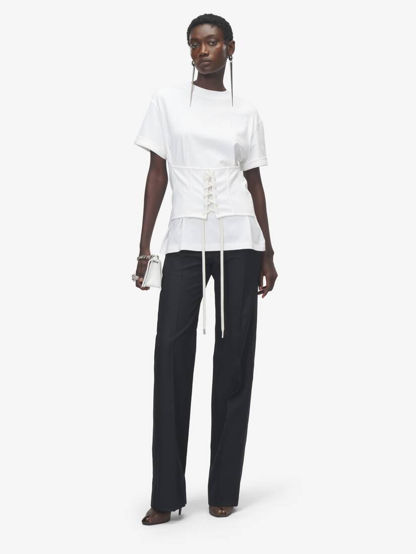 Corset T-shirt | Alexander McQueen - image 2