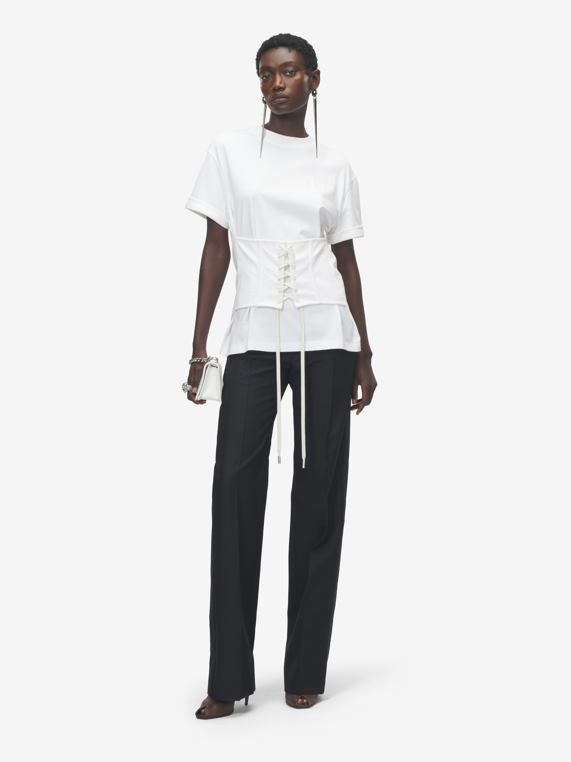 束腰T恤 in 100% 棉 | Alexander McQueen - image 2