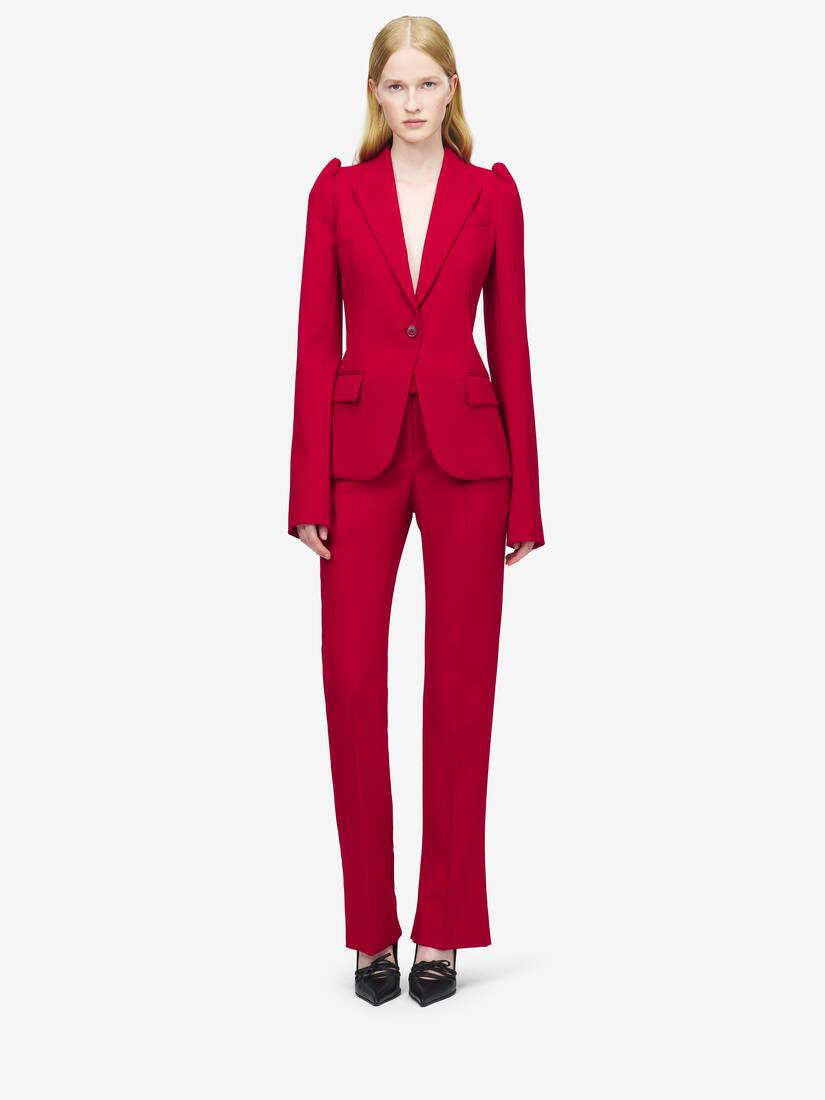 Grain De Poudre Tailored Trousers