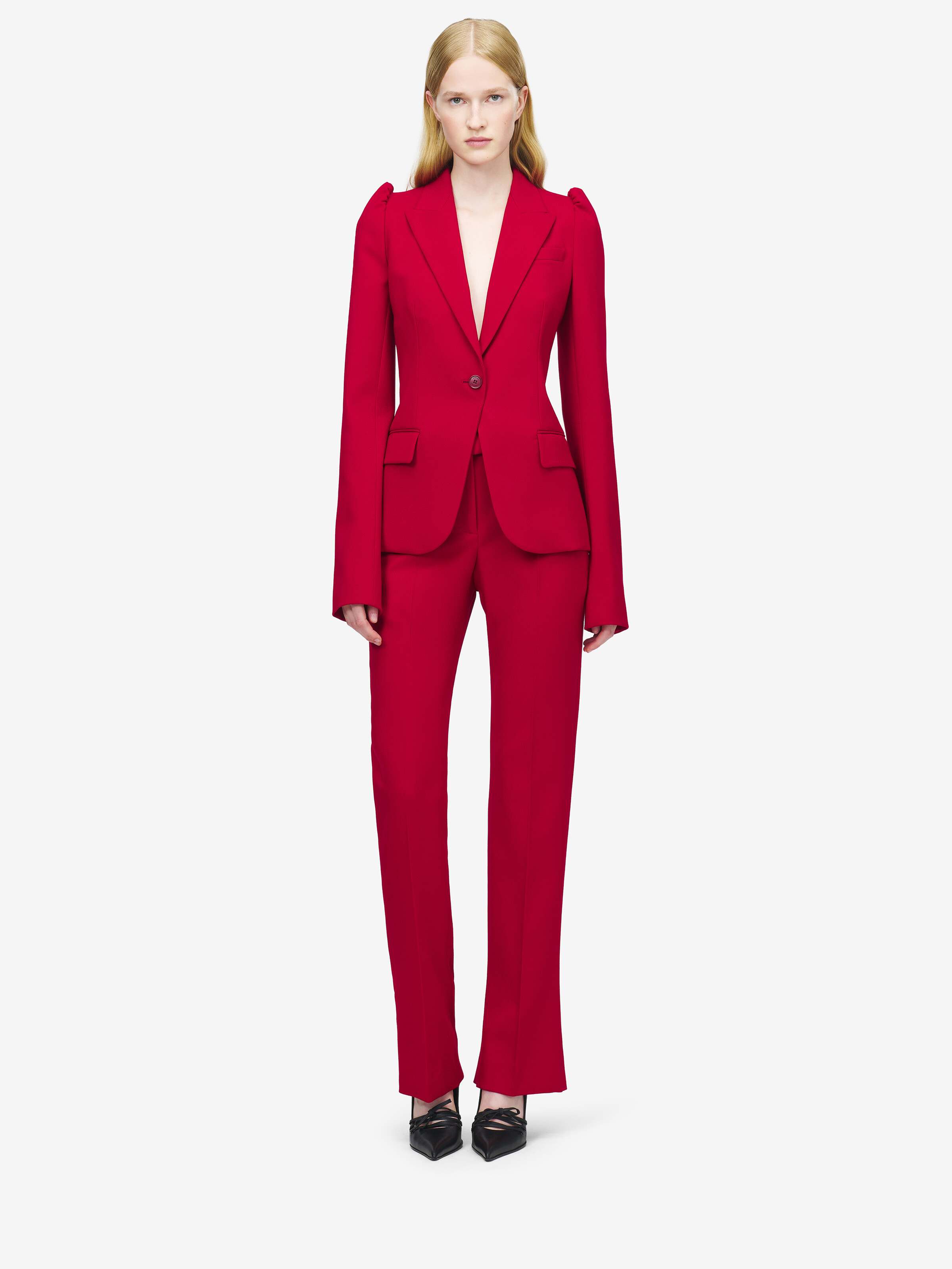 Grain De Poudre Tailored Trousers
