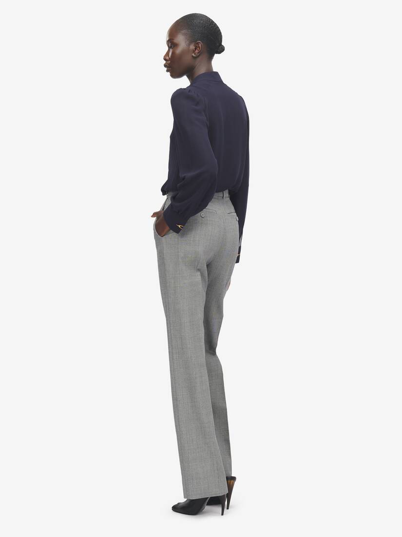 Wishbone Silk Shirt | Alexander McQueen - image 4
