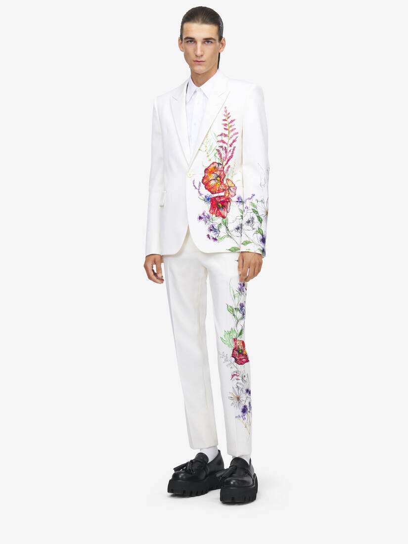 Veste à boutonnage simple Meadow Floral | Alexander McQueen - image 2