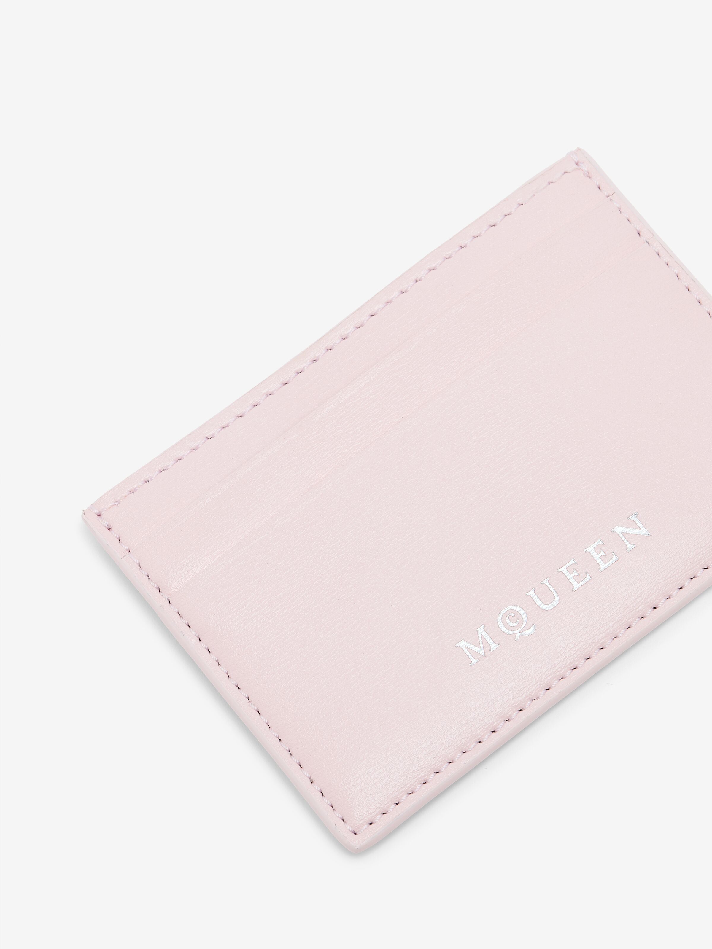 McQueen Sling card holder in pink