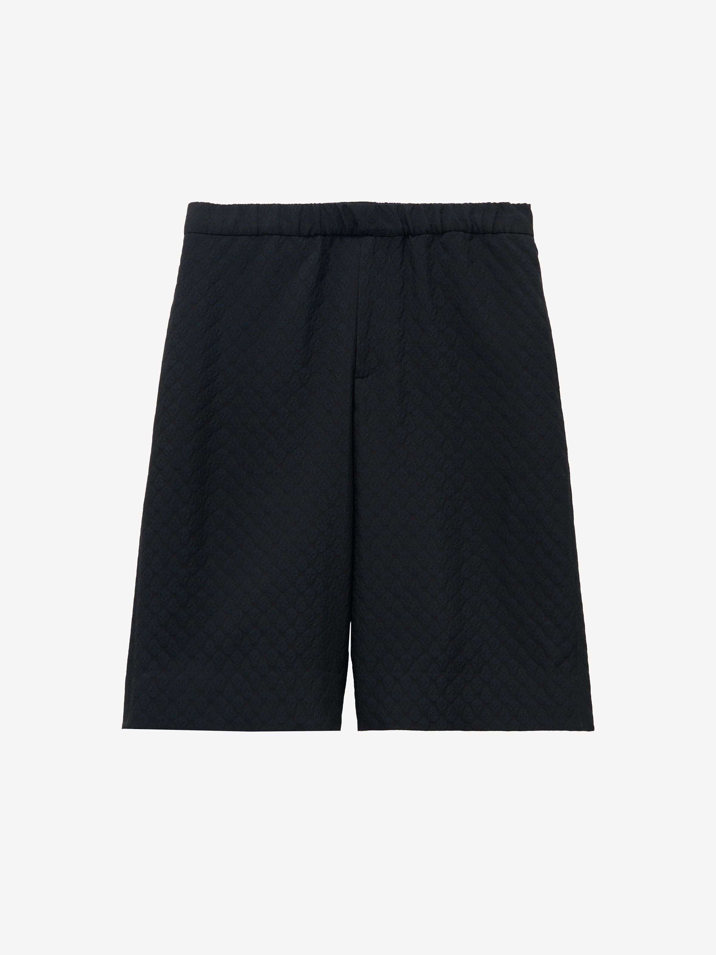 Bermuda en jacquard Skull pour Homme en Noir in Viscose,  Polyester | Alexander McQueen - image 1