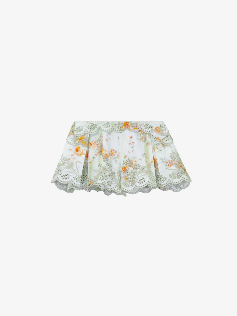 상갈로 플로럴 마이크로 쇼츠 | Alexander McQueen - image 1