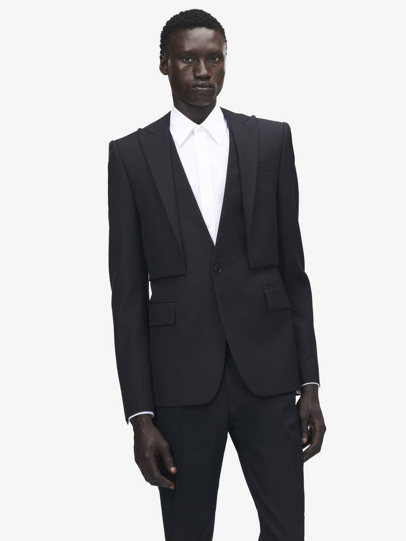Trompe-l'œil Single-breasted Jacket | Alexander McQueen - image 6