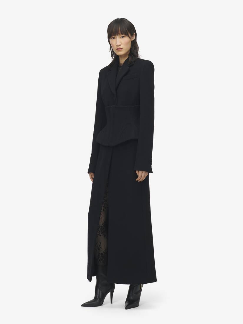 Wool Cashmere Long Coat