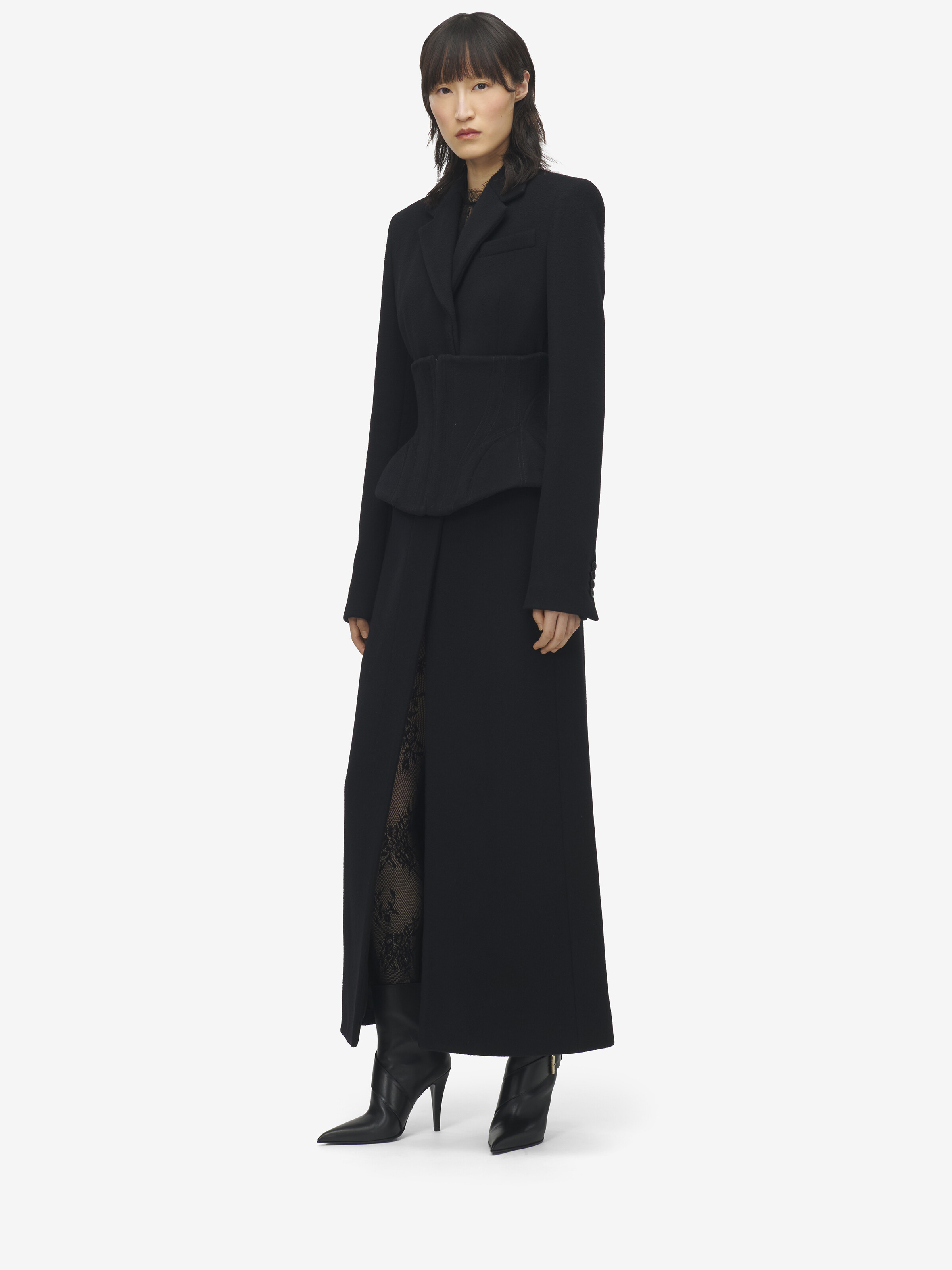 Wool Cashmere Long Coat
