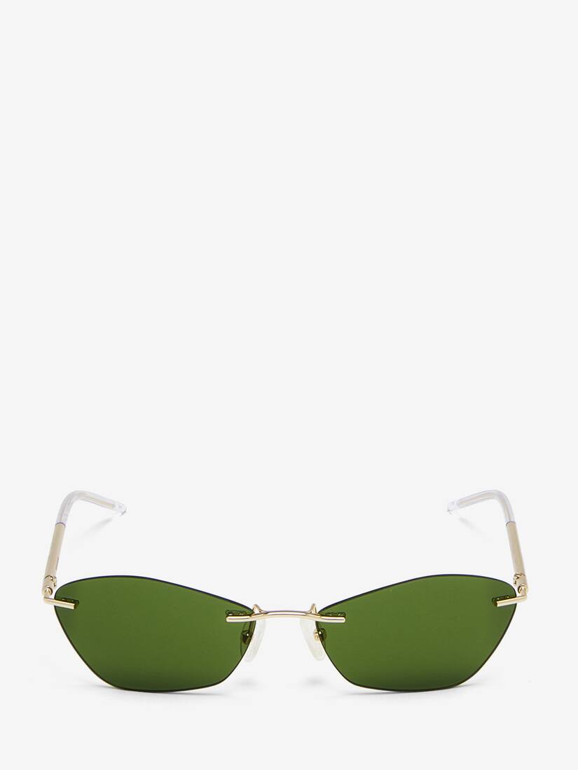 Lunettes de soleil fines T-Bar | Alexander McQueen - image 1