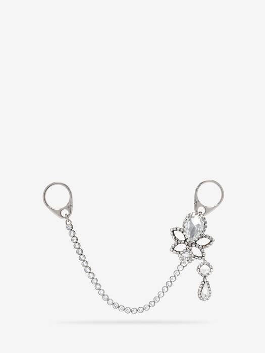 K*i様 Alexander McQueen chain tailored ja Women's Chandelier Chain Charm in Antique Silver | McQueen US