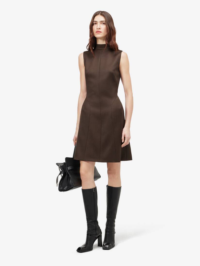 Wool Barathea Mini Dress | Alexander McQueen - image 2