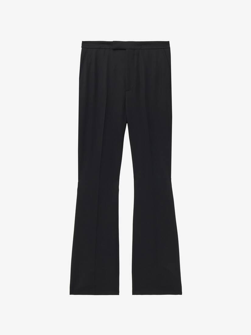 Wool Gabardine Tailored Trousers