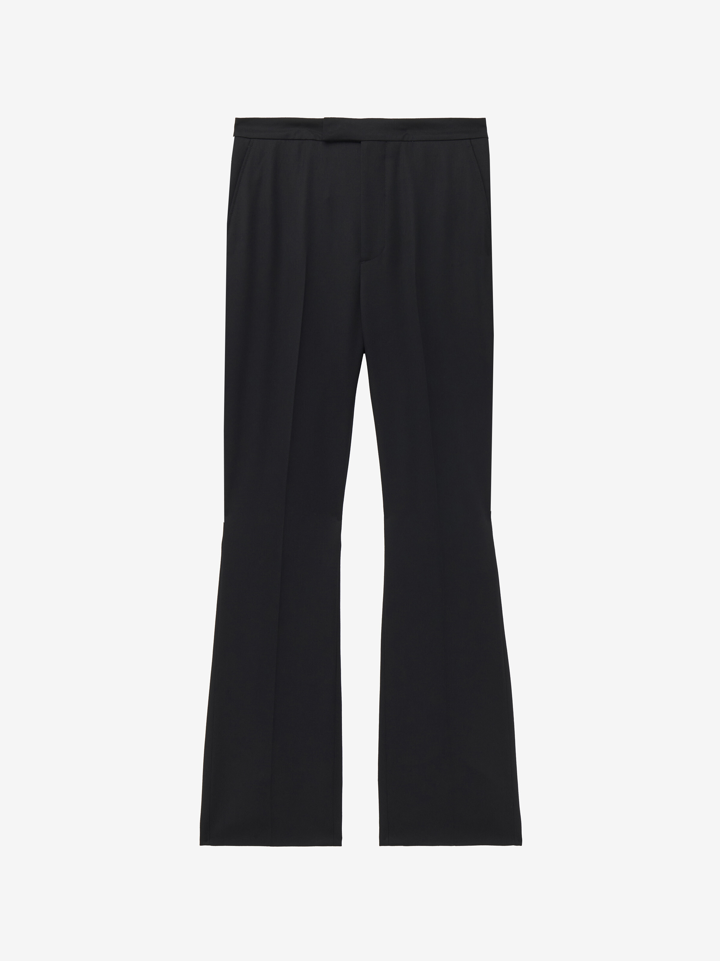 Wool Gabardine Tailored Trousers