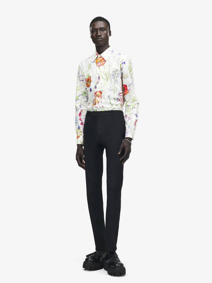 Meadow Floral Print Shirt | Alexander McQueen - image 3