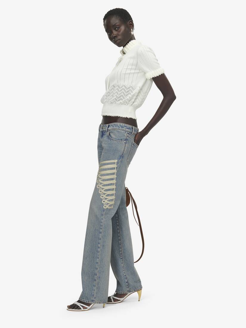 Pointelle Knit Top | Alexander McQueen - image 3