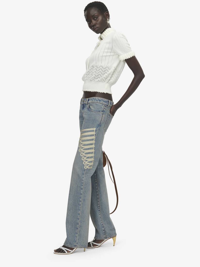 网眼针织上衣 | Alexander McQueen - image 3