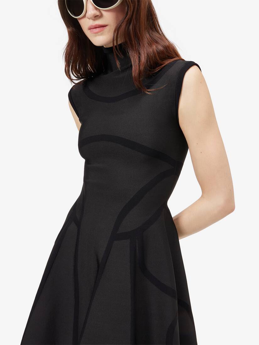 Anatomical Lines Knit Mini Dress | Alexander McQueen - image 5