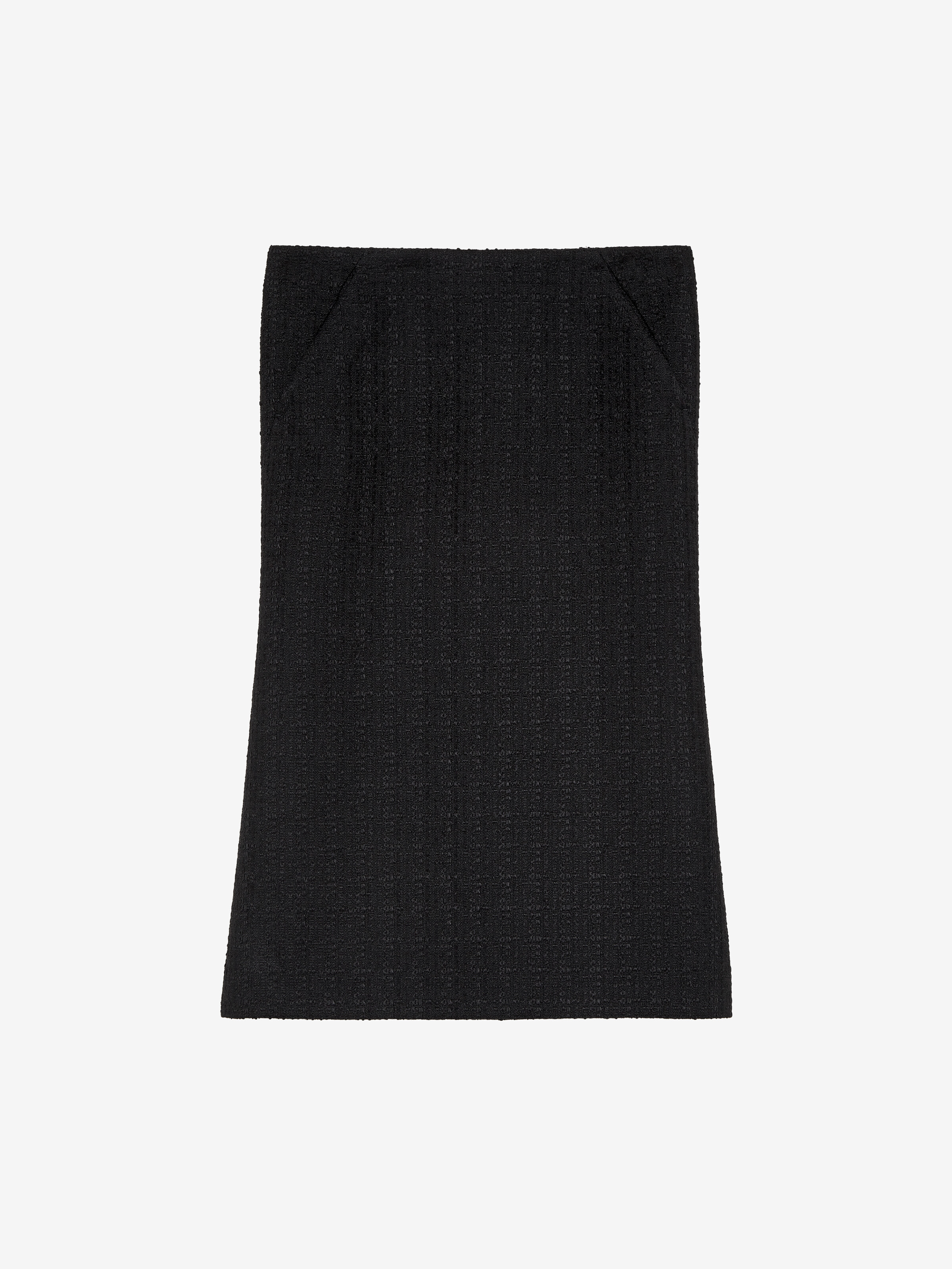 Light Tweed Bumster Skirt