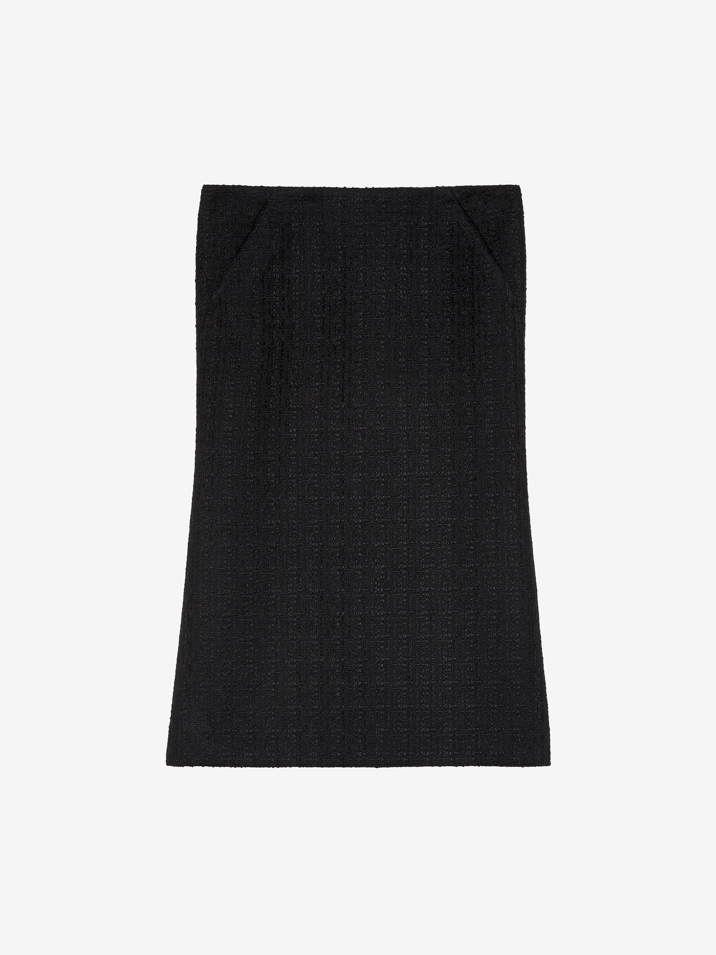 Light Tweed Bumster Skirt