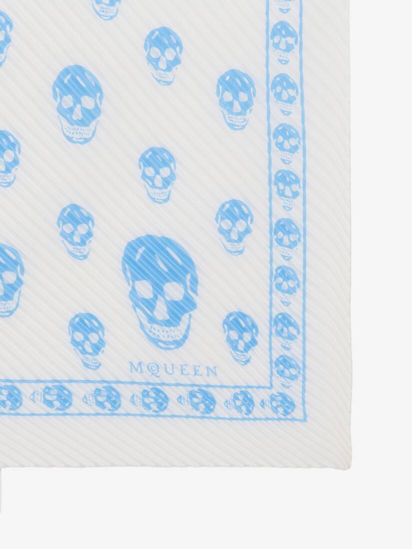 Pleated Skull Scarf | Alexander McQueen - image 3