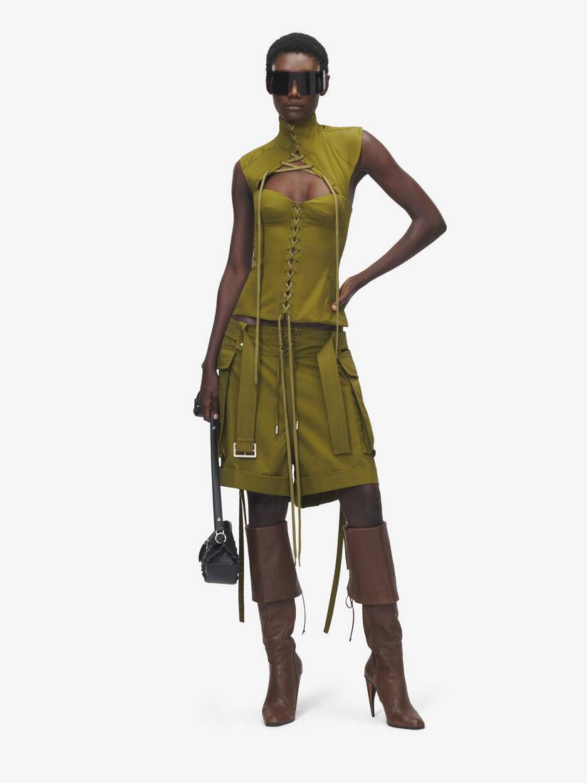 Cut-Out Corset Top | Alexander McQueen - image 2